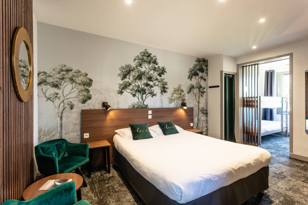 chambre avec enfants hôtel Rocamadour